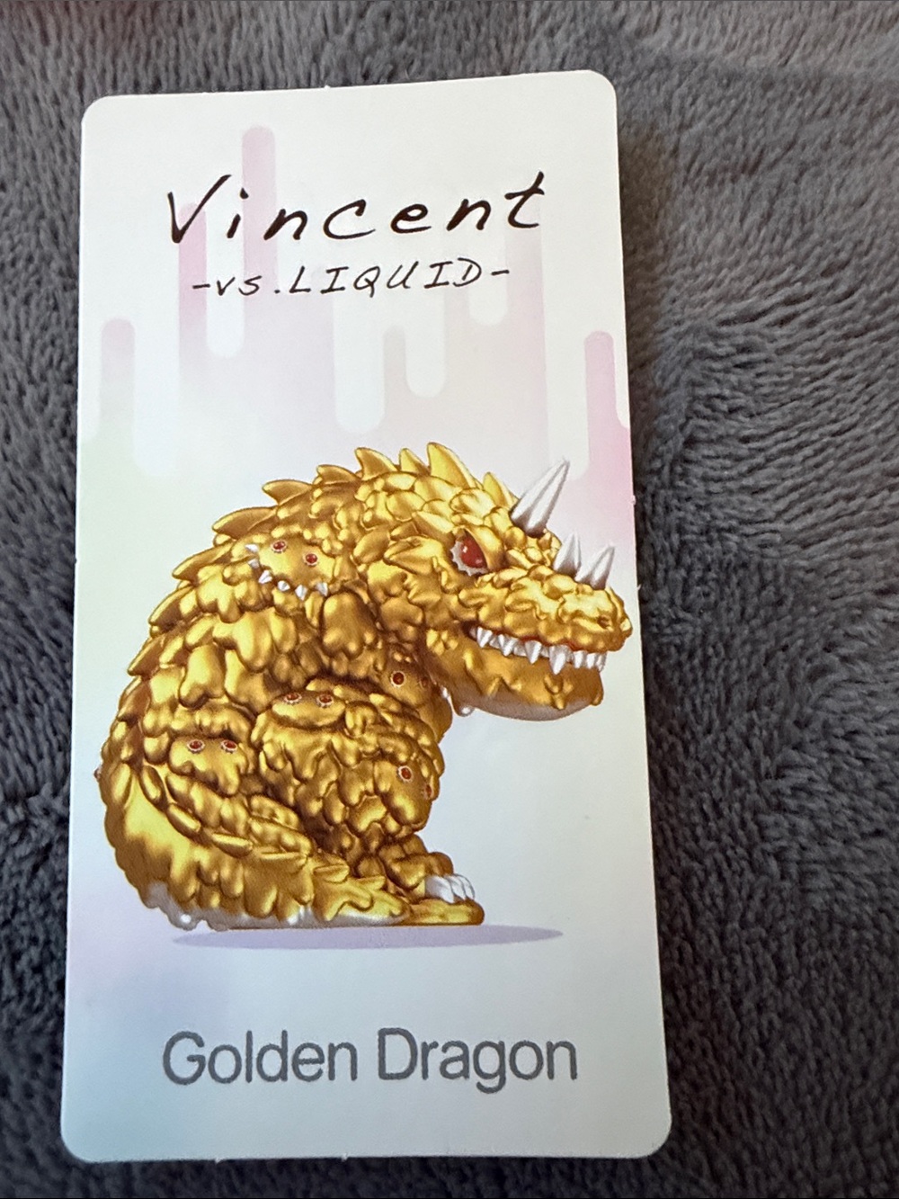 BANGER!!! Instinctoy Relax Series 1 Box - “ Ice Vincent” Gold Dragon.